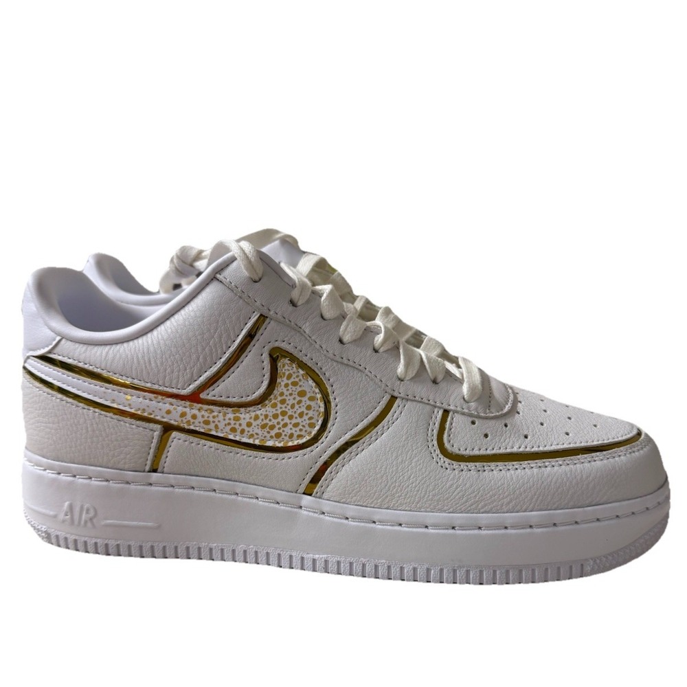 Nike By You Air Force 1 Cristiano Ronaldo CR7 White Gold | DN2501-991 Men Size 9